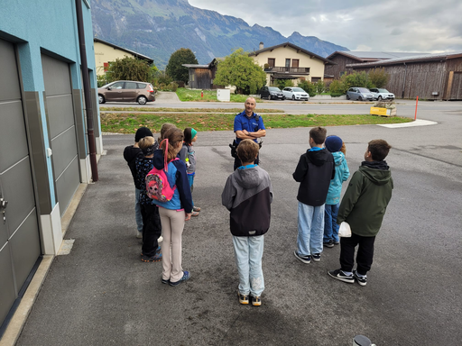 Besuch bei der Polizei
