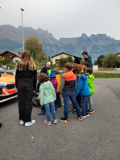 Besuch bei der Polizei