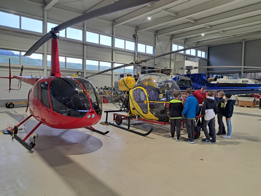 Besichtigung beim Heliplatz Balzers