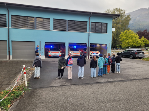 Besuch bei der Polizei
