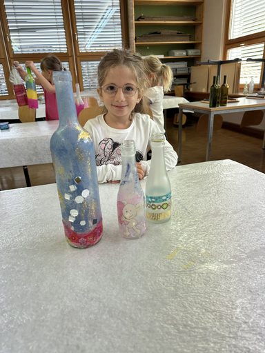 Flaschenlampe basteln