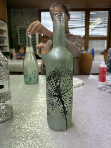 Flaschenlampe basteln