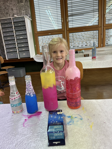 Flaschenlampe basteln