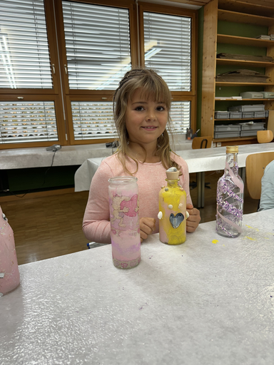 Flaschenlampe basteln