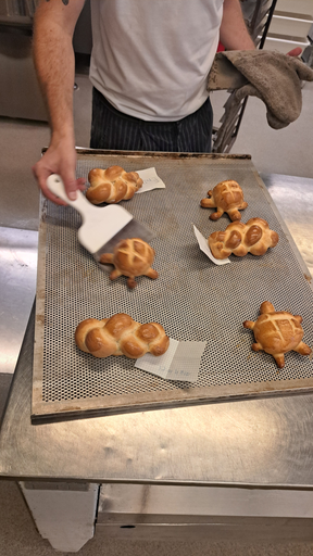 Zöpfeln in der Bäckerei
