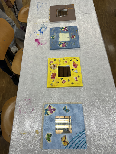 Spiegel und Schlüsselbrett basteln