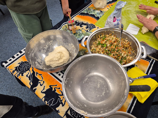 Chinesisch mit Dumpling Herstellung