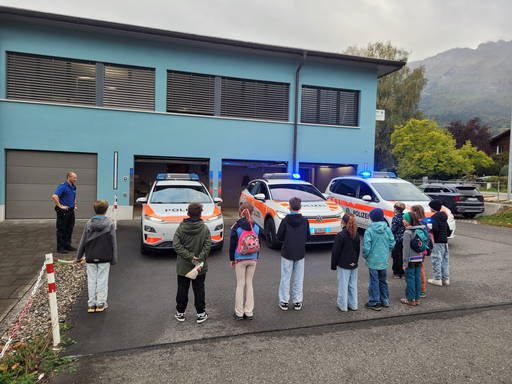 Besuch bei der Polizei