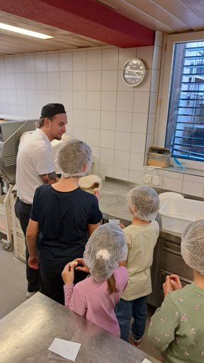 Zöpfeln in der Bäckerei