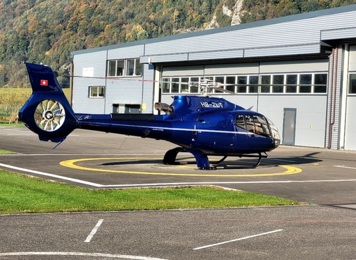 Besichtigung beim Heliplatz Balzers