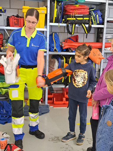 Besuch beim Rettungsdienst