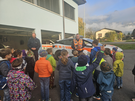 Besuch bei der Polizei