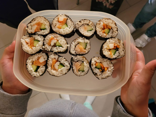 Japanisch mit Sushi Herstellung