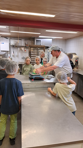 Zöpfeln in der Bäckerei