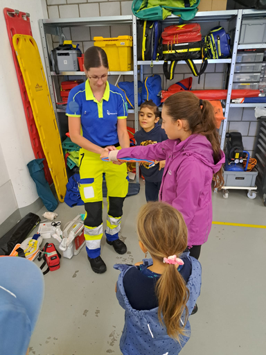 Besuch beim Rettungsdienst