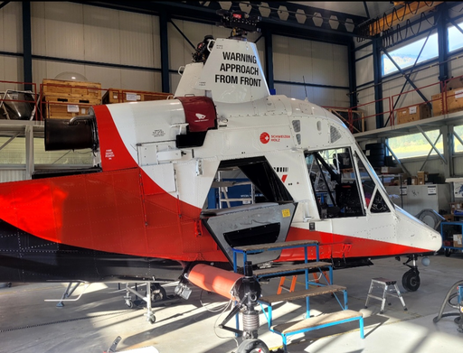 Besichtigung beim Heliplatz Balzers