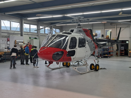 Besichtigung beim Heliplatz Balzers