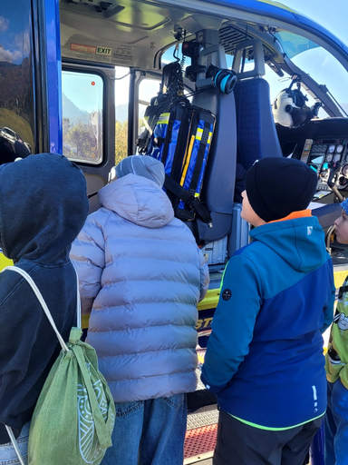 Besichtigung beim Heliplatz Balzers