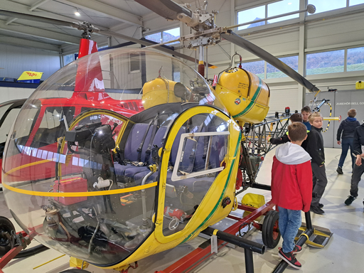 Besichtigung beim Heliplatz Balzers