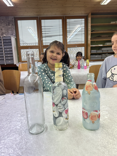 Flaschenlampe basteln