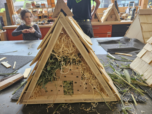 Schreinere mit uns ein Wildbienenhaus - Stolz Holzbau