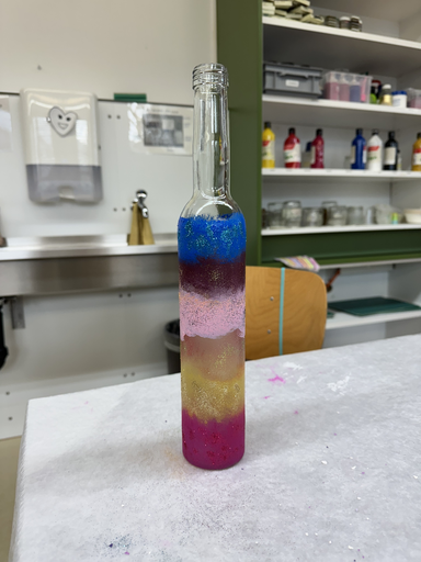 Flaschenlampe basteln