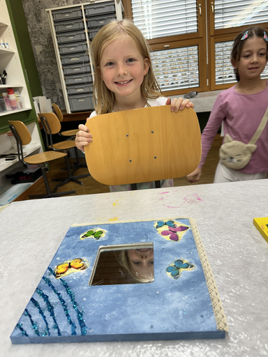 Spiegel und Schlüsselbrett basteln