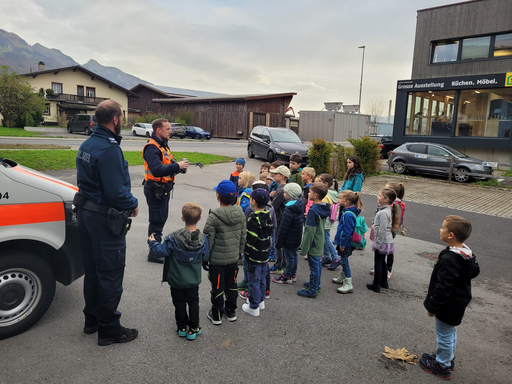 Besuch bei der Polizei