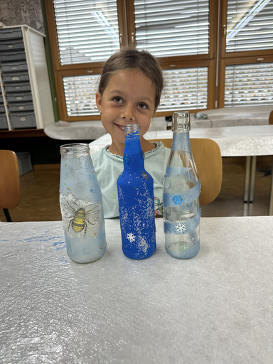 Flaschenlampe basteln